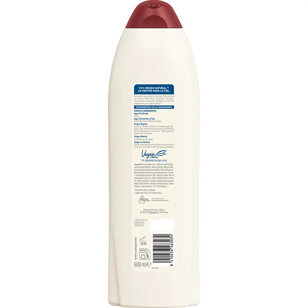 LA TOJA-Sais minerais de gel de banho HYDROTHERMAL 600 ml-DrShampoo - Perfumaria e Cosmética