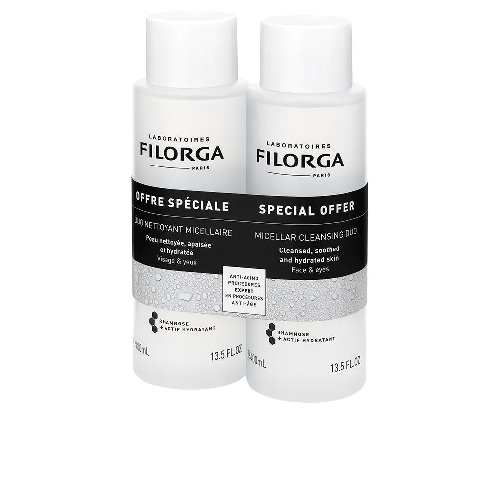 LABORATOIRES FILORGA-SOLUÇÃO MICELAR PARA ROSTO E OLHOS PACOTE 2 unid.-DrShampoo - Perfumaria e Cosmética