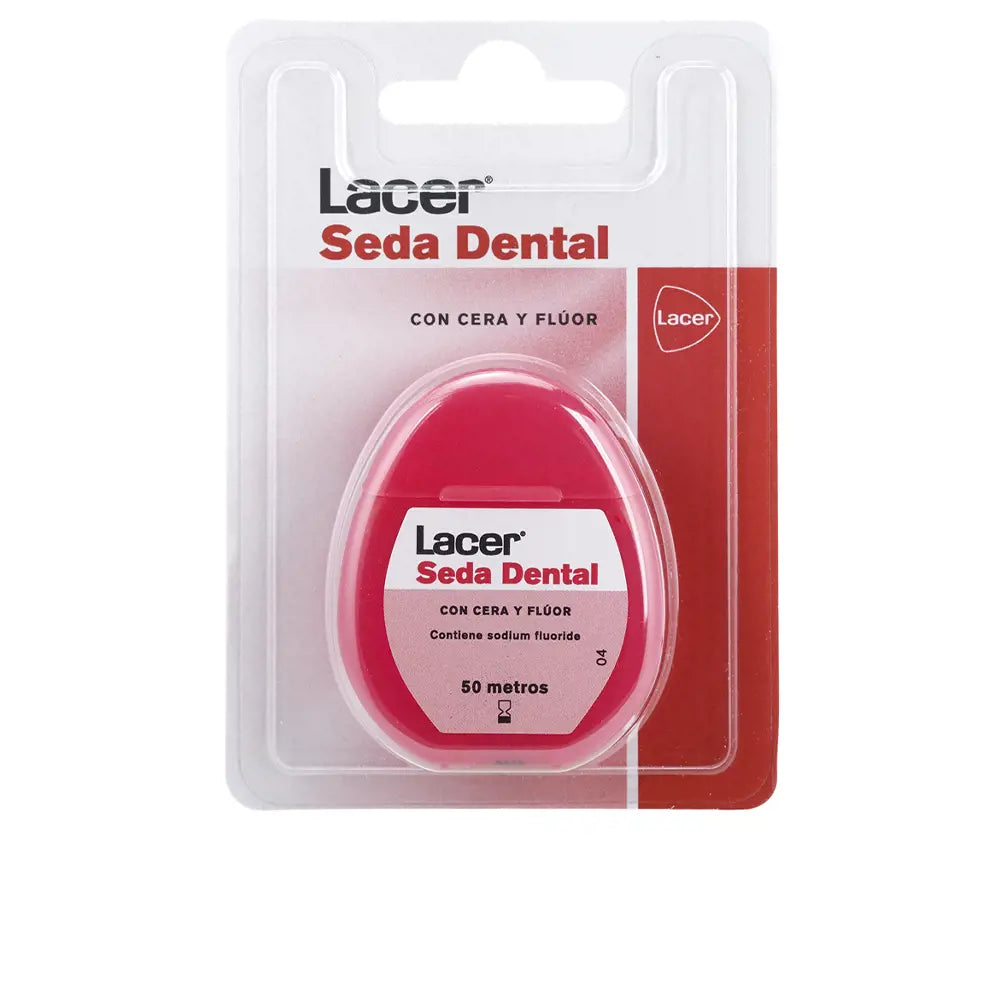 LACER-Fio dental com cera fluoretada e triclosan 50 M-DrShampoo - Perfumaria e Cosmética