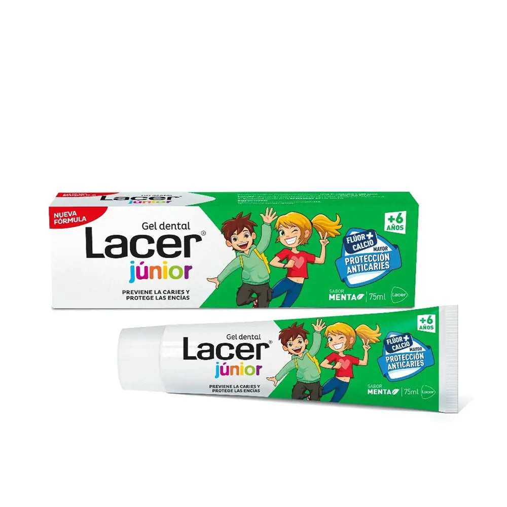 LACER-Gel Dental Junior Sabor Menta 75 ml-DrShampoo - Perfumaria e Cosmética