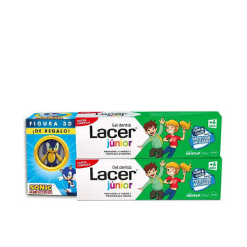 LACER-JUNIOR duo mint dental gel + gift 2 x 75 ml 2 u-DrShampoo - Perfumaria e Cosmética Main image