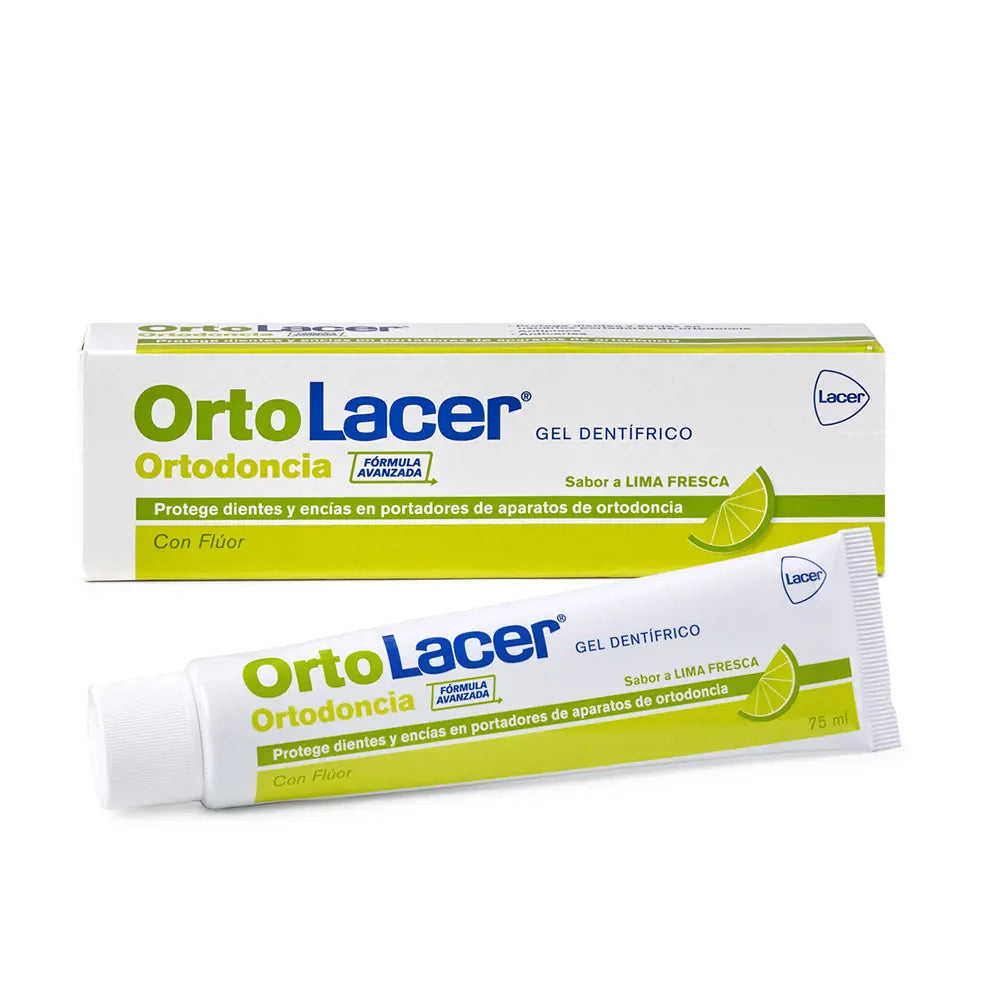 LACER-Ortho Gel Dental Sabor Limão 75 ml-DrShampoo - Perfumaria e Cosmética Imagen principal del producto