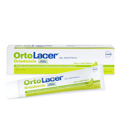 LACER-Ortolacer creme dental gel sabor limão fresco 125 ml-DrShampoo - Perfumaria e Cosmética