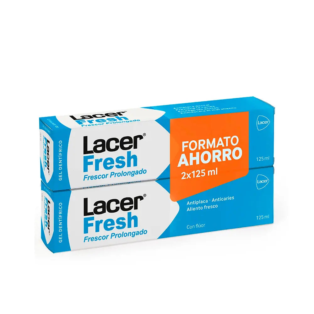 LACER-PASTA DE DENTES LACERFRESH GEL 2 unid.-DrShampoo - Perfumaria e Cosmética