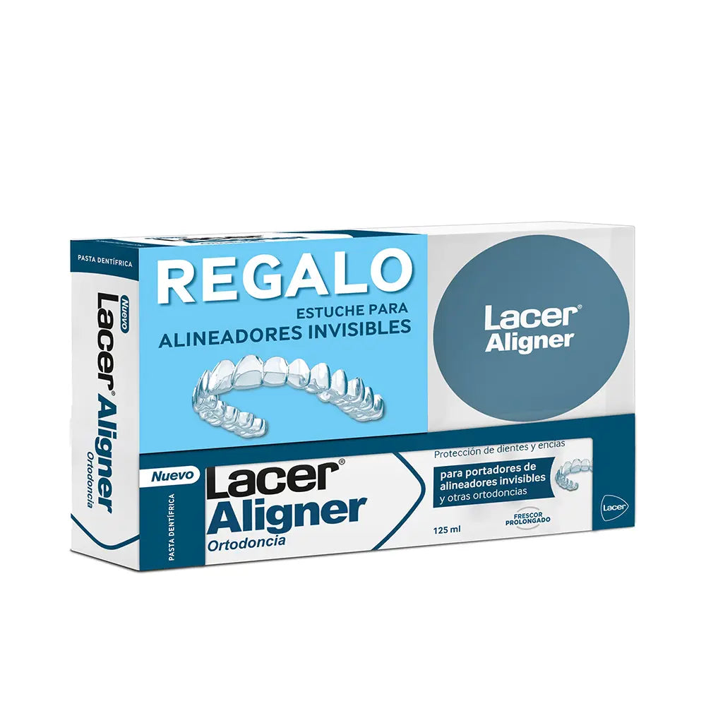 LACER-Pasta de dente alinhadora + estojo com 2 unidades-DrShampoo - Perfumaria e Cosmética
