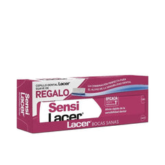 LACER-Pasta de dentes SENSILACER + Escova macia 2 unidades.-DrShampoo - Perfumaria e Cosmética