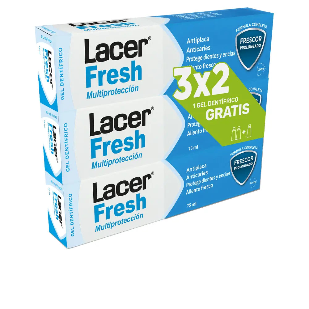 LACER-Pasta de dentes Sensilacer, pacote com 3 unidades de 75 ml-DrShampoo - Perfumaria e Cosmética