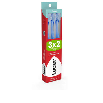 LACER-escova de dentes macia pacote com 3 unidades-DrShampoo - Perfumaria e Cosmética Main image