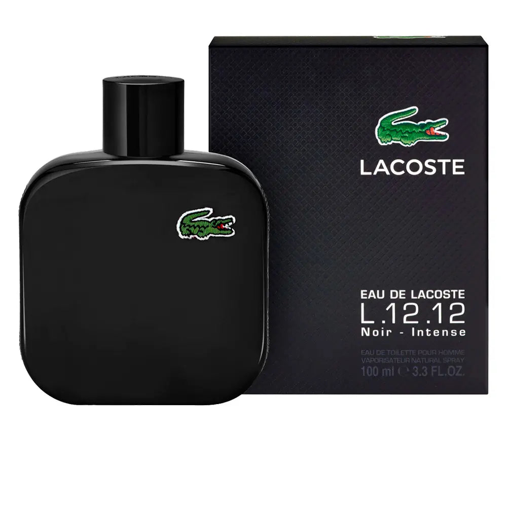 LACOSTE-EAU DE LACOSTE L.12.12 NOIR POUR HOMME edt spray 100 ml-DrShampoo - Perfumaria e Cosmética