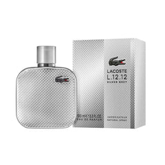 LACOSTE-L.12.12 PRATA CINZA edp vapo 100 ml.-DrShampoo - Perfumaria e Cosmética