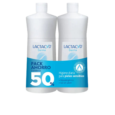 LACTACYD-LACTACYD DERMA gel de banho 2 x 1000 ml-DrShampoo - Perfumaria e Cosmética
