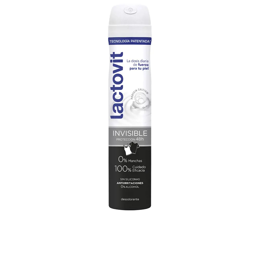 LACTOVIT-LACTOVIT INVISÍVEL ANTI-MANCHAS spray desodorante 200 ml-DrShampoo - Perfumaria e Cosmética