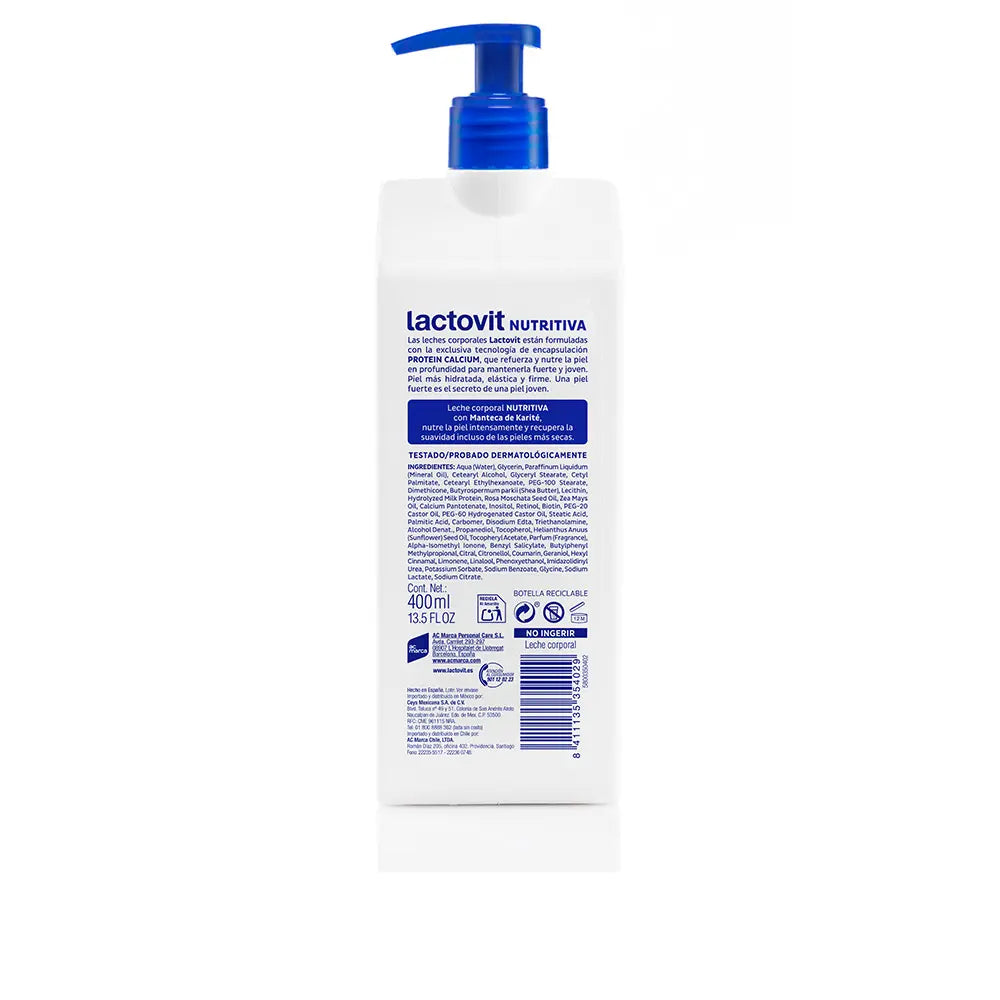 LACTOVIT-LACTOVIT ORIGINAL leite corporal nutritivo 400 ml-DrShampoo - Perfumaria e Cosmética