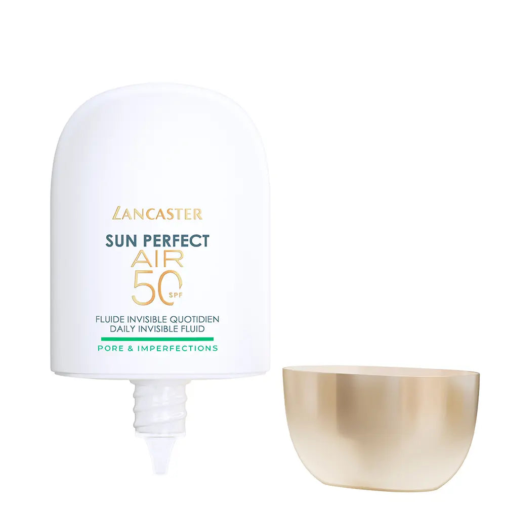 LANCASTER-Fluído invisível diário SUN PERFECT AIR PORES SPF50 40 ml.-DrShampoo - Perfumaria e Cosmética