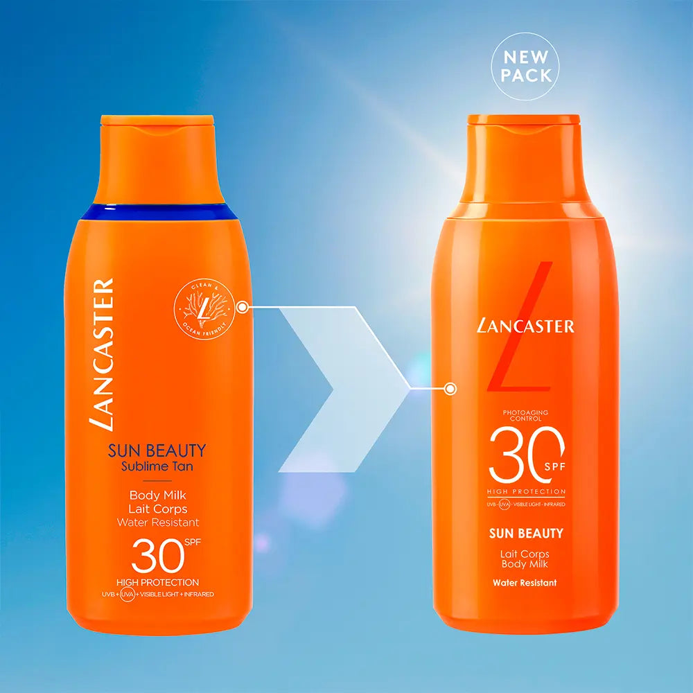 LANCASTER-Leite corporal SUN BEAUTY FPS30 175 ml-DrShampoo - Perfumaria e Cosmética