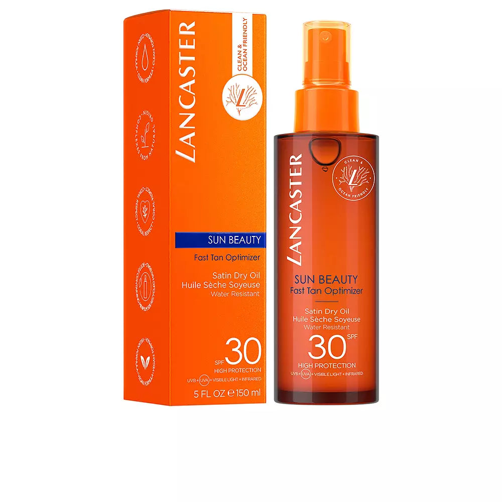 LANCASTER-Óleo Seco SUN BEAUTY SPF30 150 ml-DrShampoo - Perfumaria e Cosmética