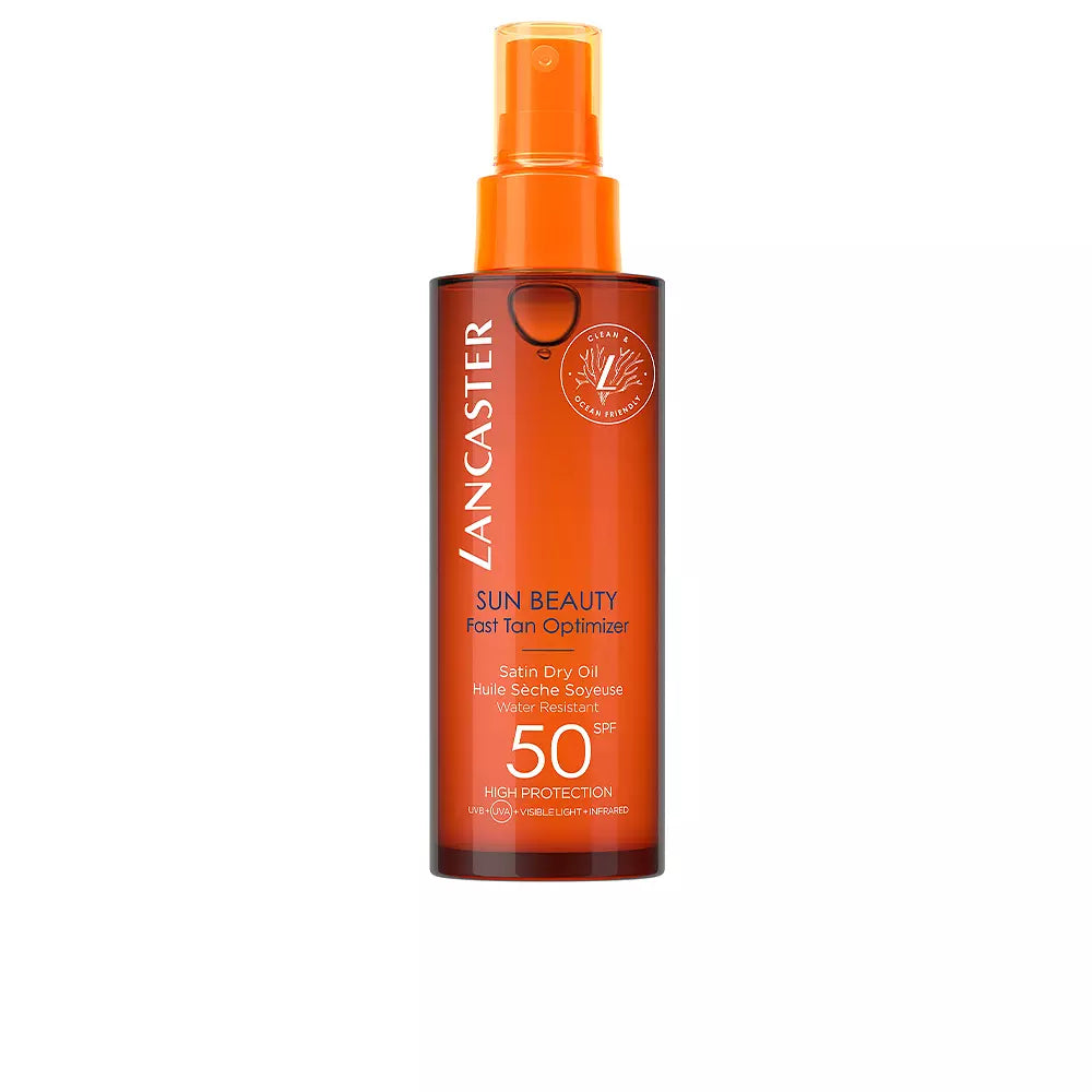 LANCASTER-Óleo seco SUN BEAUTY FPS50 150 ml-DrShampoo - Perfumaria e Cosmética