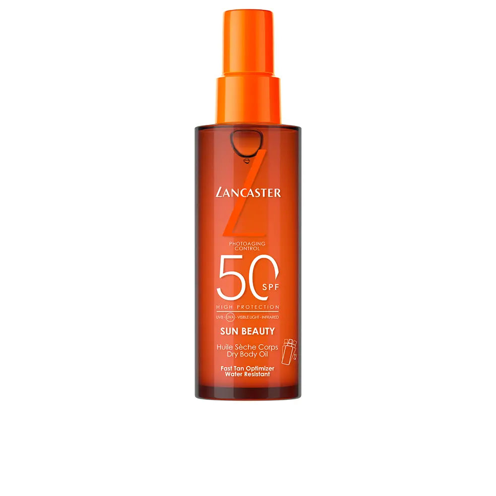 LANCASTER-Óleo seco SUN BEAUTY SPF50 150 ml-DrShampoo - Perfumaria e Cosmética