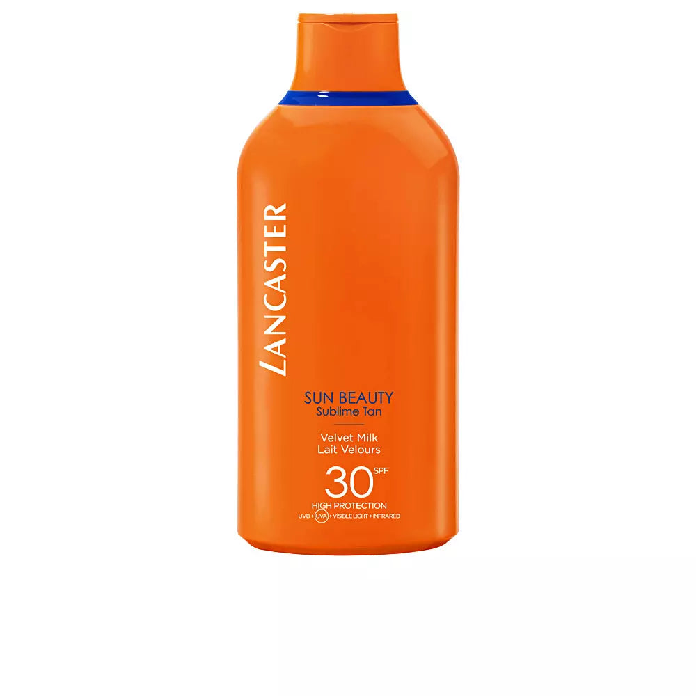LANCASTER-SUN BEAUTY leite aveludado SPF30 400 ml-DrShampoo - Perfumaria e Cosmética