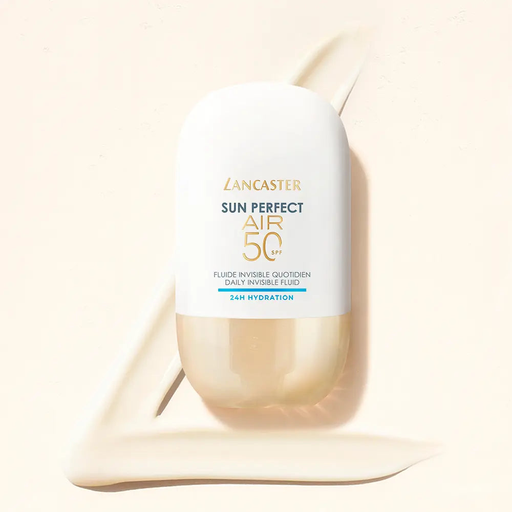 LANCASTER-SUN PERFECT AIR HYDRATION fluido invisível diário FPS50 40 ml-DrShampoo - Perfumaria e Cosmética