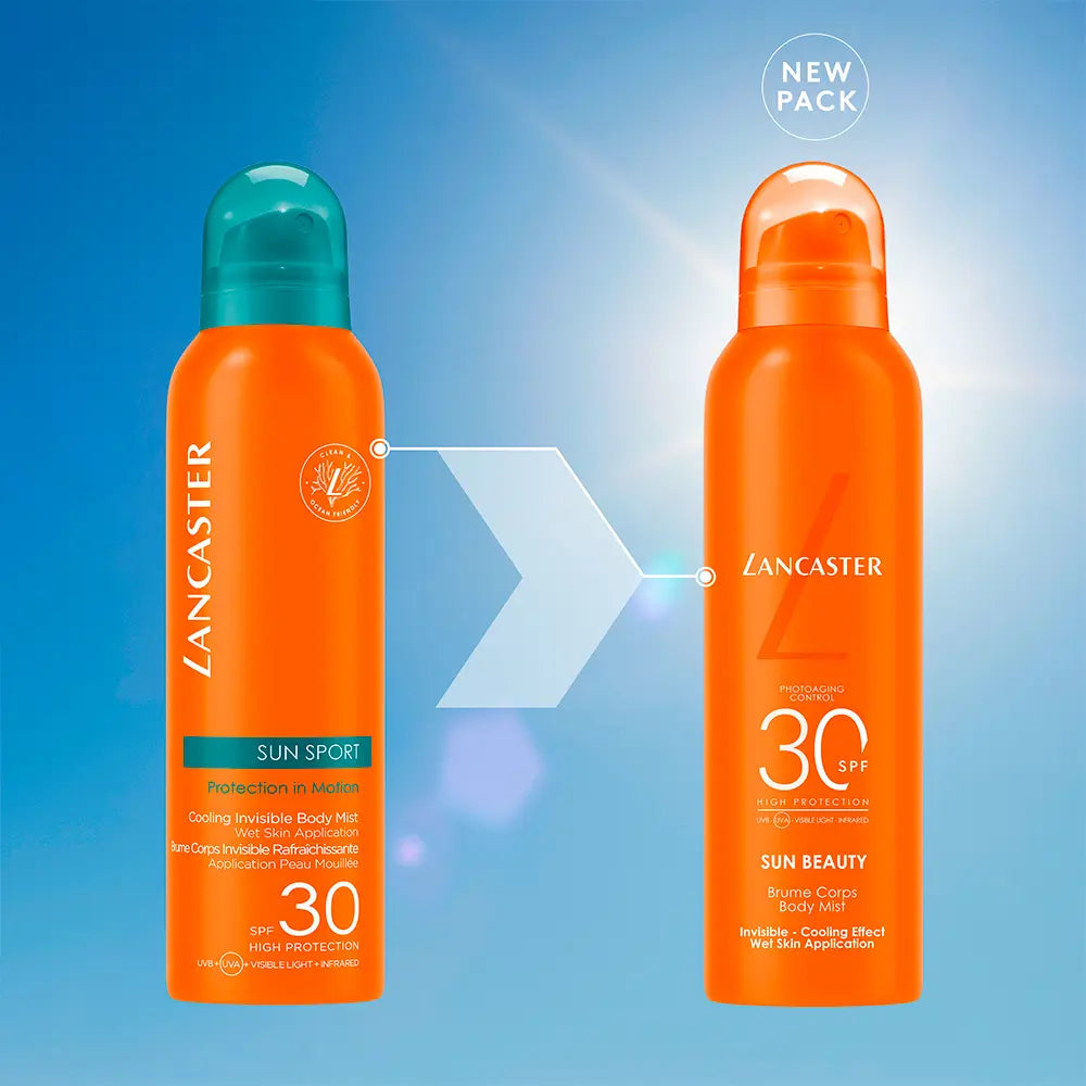 LANCASTER-SUN SPORT Névoa Refrescante Invisível FPS 30 200 ml.-DrShampoo - Perfumaria e Cosmética