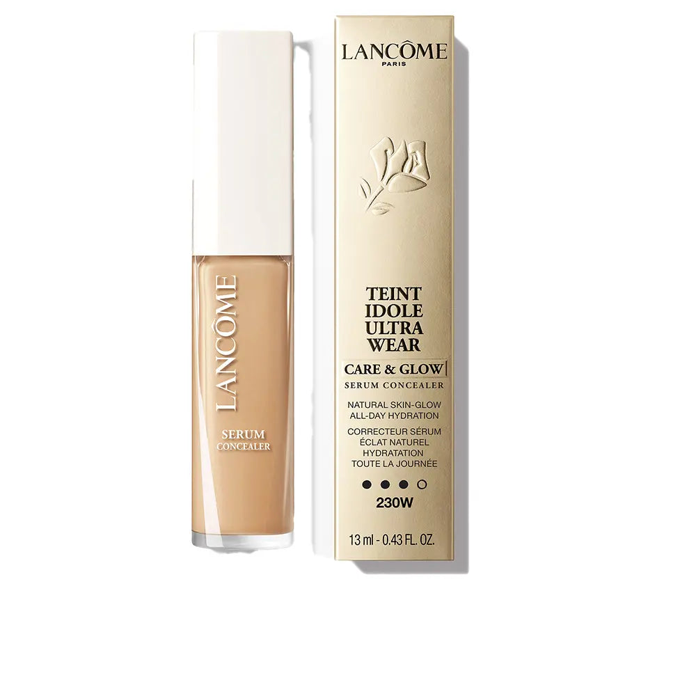 LANCÔME-CONCEALER SERUM CUIDADO GLOW TEINT IDOLE ULTRA WEAR 230W 135ml-DrShampoo - Perfumaria e Cosmética