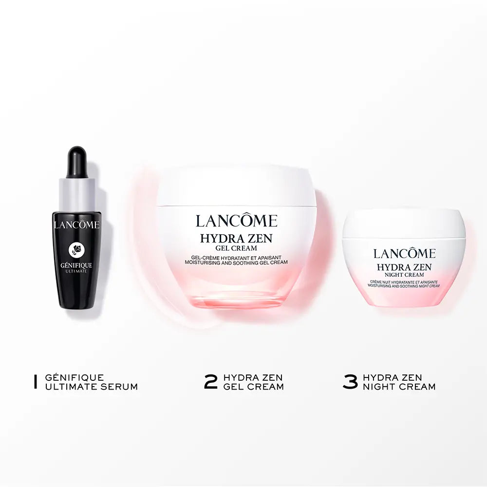 LANCÔME-CREME GEL HYDRA ZEN EMBALAGEM COM 3 PCS.-DrShampoo - Perfumaria e Cosmética