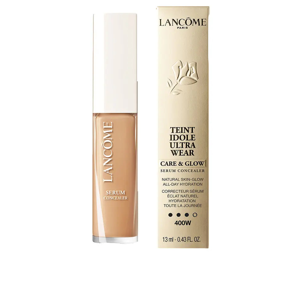 LANCÔME-Corretor serum iluminador de longa duração TEINT IDOLE ULTRA WEAR 400W 135ml.-DrShampoo - Perfumaria e Cosmética