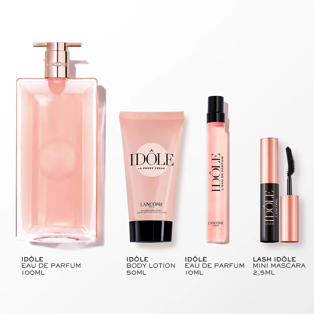 LANCÔME-IDÔLE CASE 4 peças-DrShampoo - Perfumaria e Cosmética