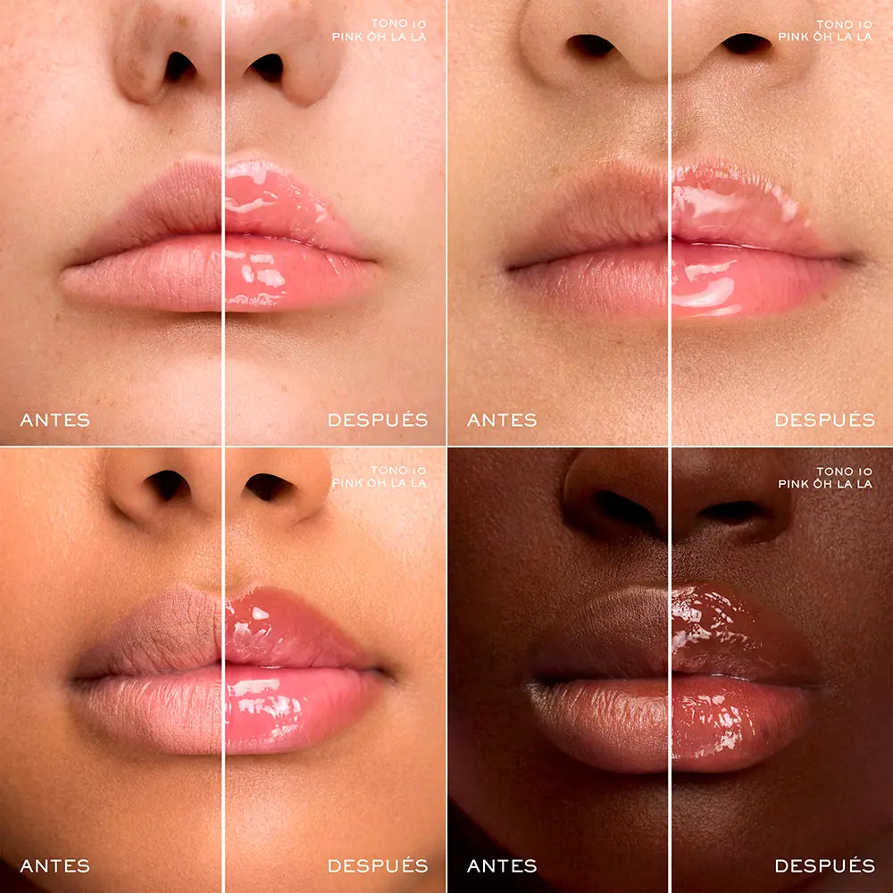 LANCÔME-LIP IDoLE JUICYTREAT gloss hidratante 10 Pink oh La La 9 ml-DrShampoo - Perfumaria e Cosmética
