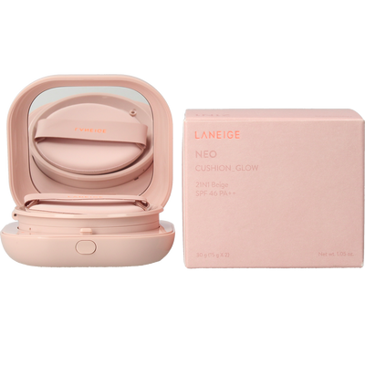 LANEIGE-Base líquida NEO CUSHION glow #21N1-Bege 15 g-DrShampoo - Perfumaria e Cosmética