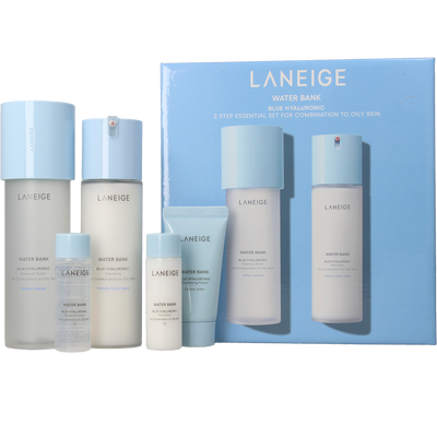 LANEIGE-Estojo para pele oleosa WATER BANK HA BLUE ESSENTIAL, 5 unidades-DrShampoo - Perfumaria e Cosmética