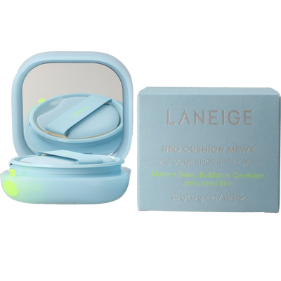 LANEIGE-NEO CUSHION MEWY maquiagem #21C-Bege Frio 15 g-DrShampoo - Perfumaria e Cosmética