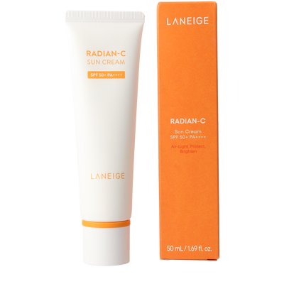 LANEIGE-RADIAN-C SUN CREAM protetor solar FPS 50+/PA++++ 50 ml-DrShampoo - Perfumaria e Cosmética