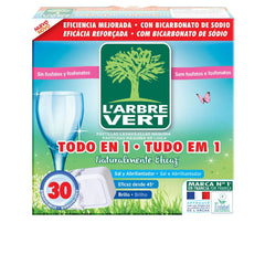 L'ARBRE VERT-L'ARBRE VERT detergente para máquina de lavar louça "tudo em 1" 30 tabletes.-DrShampoo - Perfumaria e Cosmética