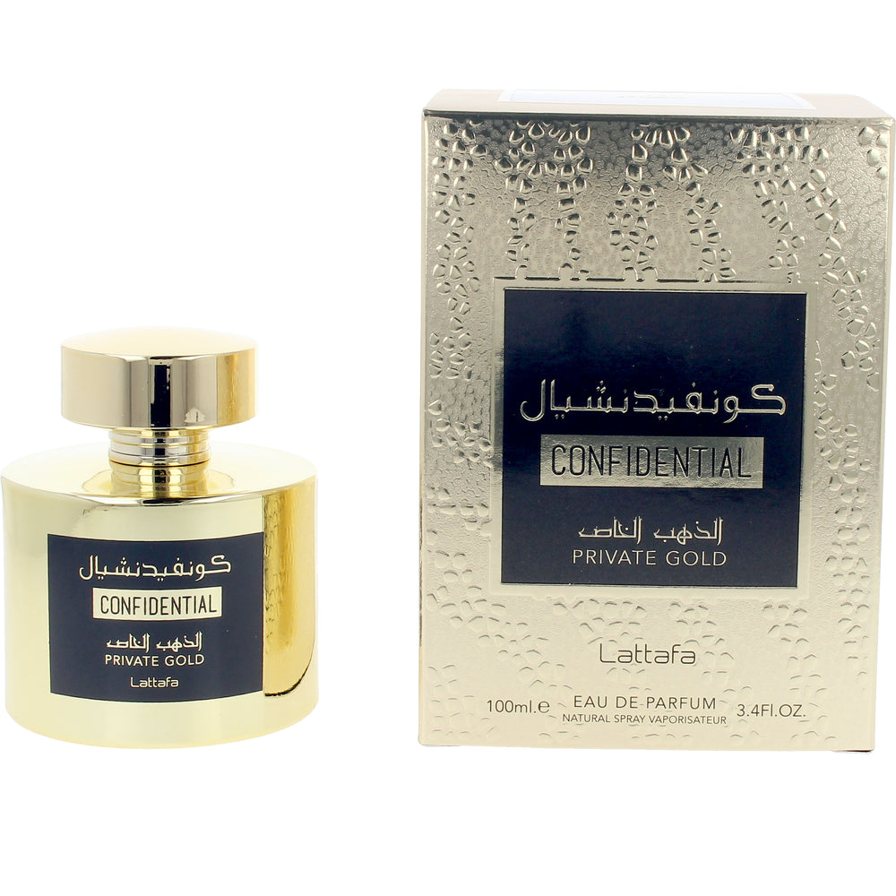 LATTAFA-CONFIDENCIAL PRIVATE GOLD edp vapo 100 ml-DrShampoo - Perfumaria e Cosmética