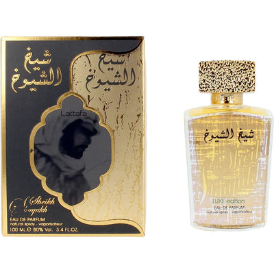 LATTAFA-SHEIKH AL SHUYUKH edição de luxo edp vapo 100 ml-DrShampoo - Perfumaria e Cosmética