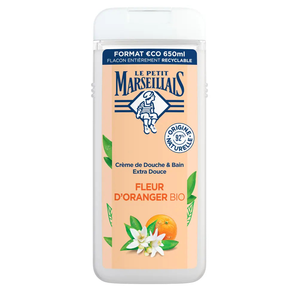 LE PETIT MARSEILLAIS-Gel de banho de flor de laranjeira 650 ml.-DrShampoo - Perfumaria e Cosmética