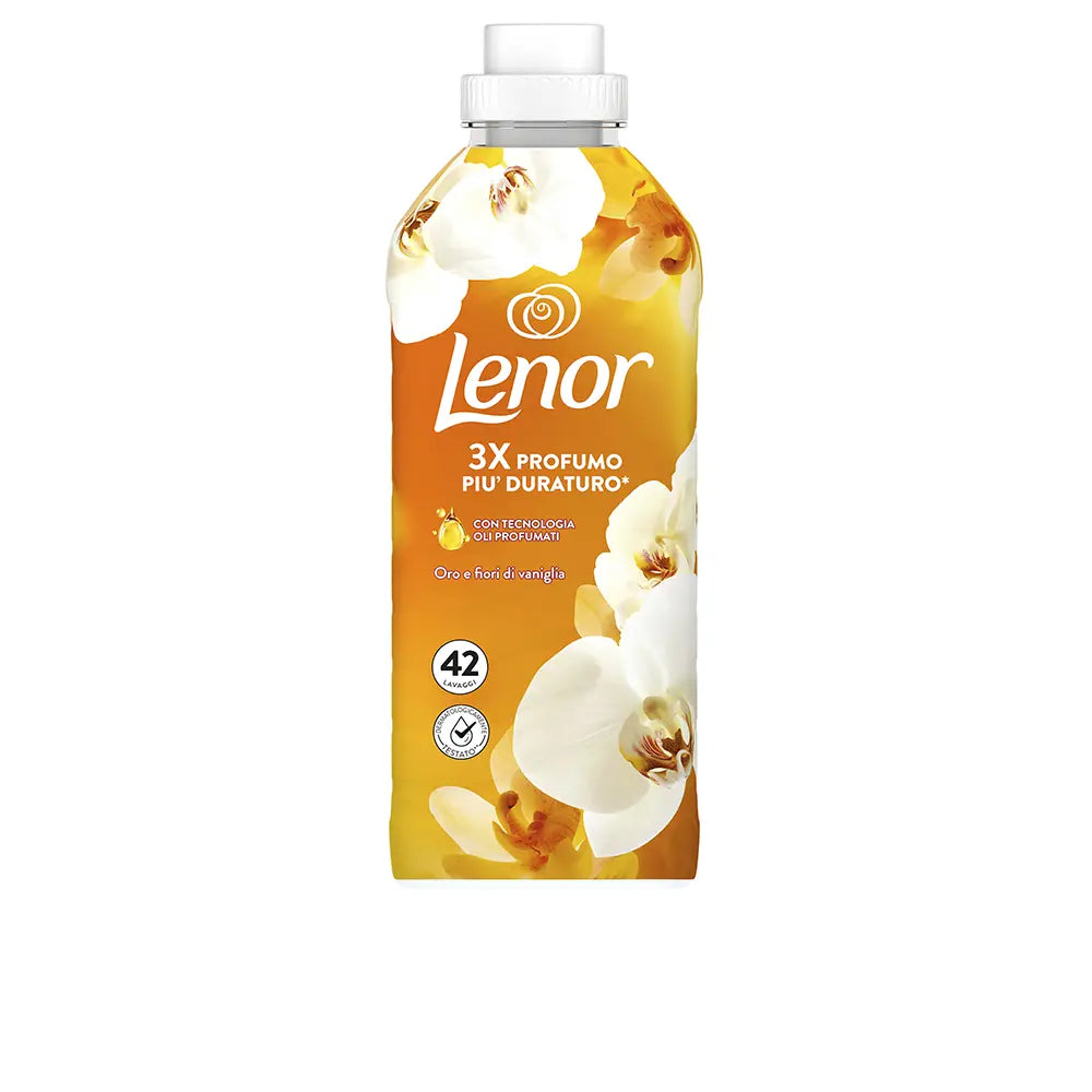LENOR-AMACIANTE DE ROUPA LÍQUIDO CONCENTRADO GOLDEN FLOWERS AND VANILLA 42 doses.-DrShampoo - Perfumaria e Cosmética