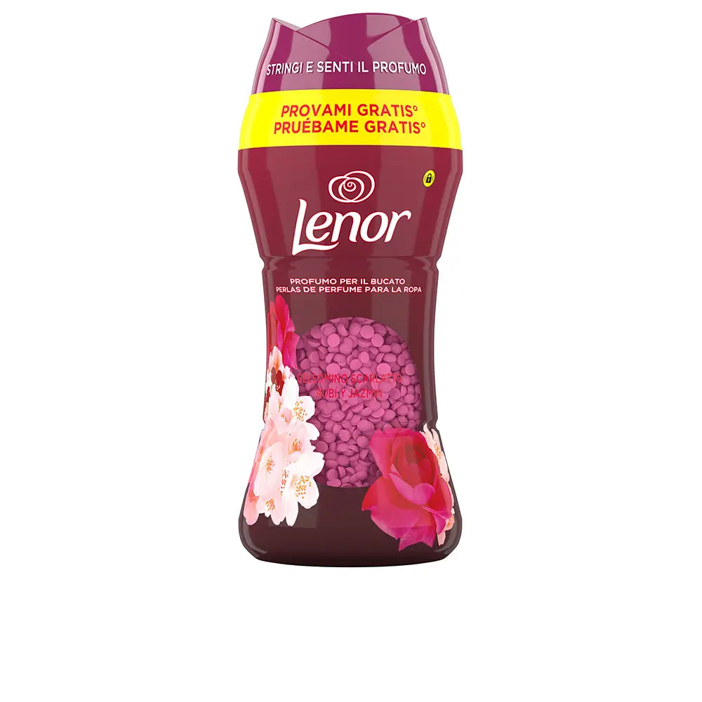 LENOR-UNSTOPPABLES pérolas de amaciador de tecido perfume jasmim 195 gr.-DrShampoo - Perfumaria e Cosmética