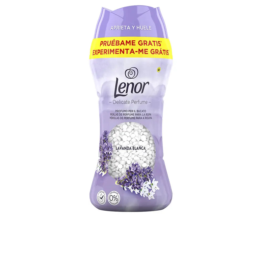 LENOR-UNSTOPPABLES pérolas de amaciante com fragrância lavanda branca 195 g.-DrShampoo - Perfumaria e Cosmética