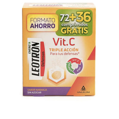 LEOTRON-Comprimidos efervescentes de tripla ação VITAMINA C 72 + 36 para presente-DrShampoo - Perfumaria e Cosmética