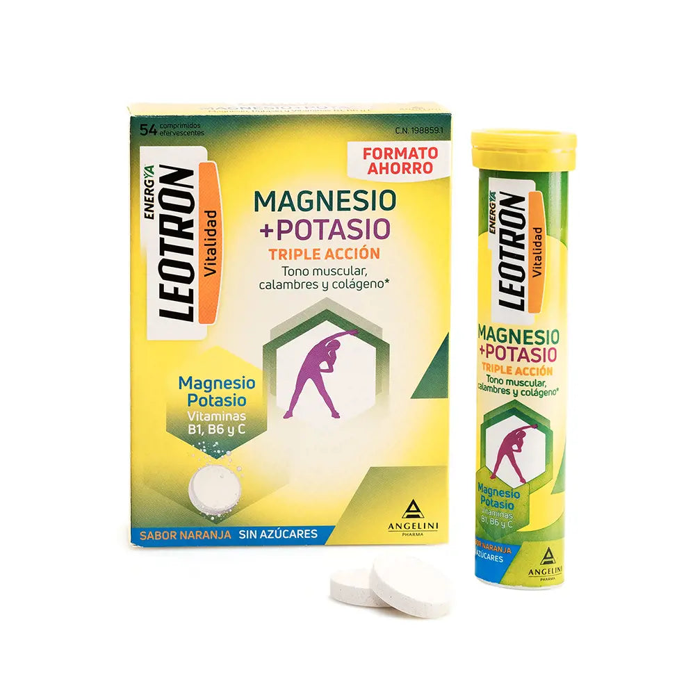 LEOTRON-MAGNESIUM + POTASSIUM ENERGY comprimidos efervescentes de tripla ação-DrShampoo - Perfumaria e Cosmética