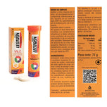 LEOTRON-VITAMIN C triple action effervescent tablets Orange 18 u-DrShampoo - Perfumaria e Cosmética