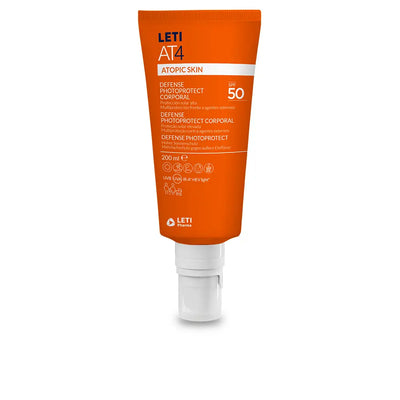 LETI PHARMA-LETIAT4 PELE ATÓPICA defesa fotoprotetora corporal FPS 50 200 ml-DrShampoo - Perfumaria e Cosmética