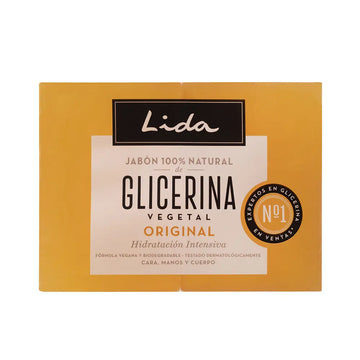 LIDA-SABONETE LIDA 100% NATURAL GLICERINA ORIGINAL LOTE 2 x 125 gr-DrShampoo - Perfumaria e Cosmética Imagem principal do produto
