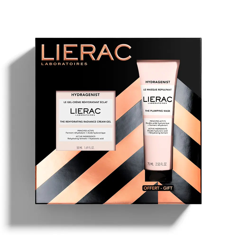LIERAC-CONJUNTO DE GEL-CREME HIDRATANTE HYDRAGENIST 3 PCS-DrShampoo - Perfumaria e Cosmética