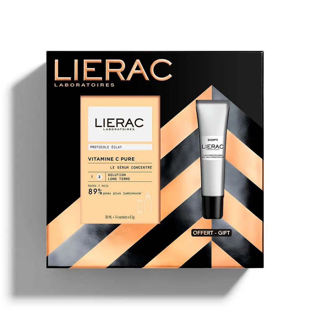 LIERAC-Conjunto de 2 Protocolos de Sérum Luminosity-DrShampoo - Perfumaria e Cosmética