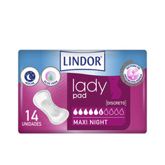 LINDOR-LADY PAD maxi noite 6 gotas 14 u-DrShampoo - Perfumaria e Cosmética