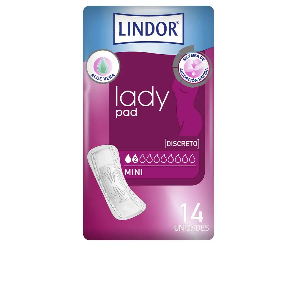 LINDOR-LADY PAD mini 2 gotas 14 u-DrShampoo - Perfumaria e Cosmética